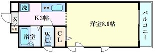 パティオ東荒神の物件間取画像